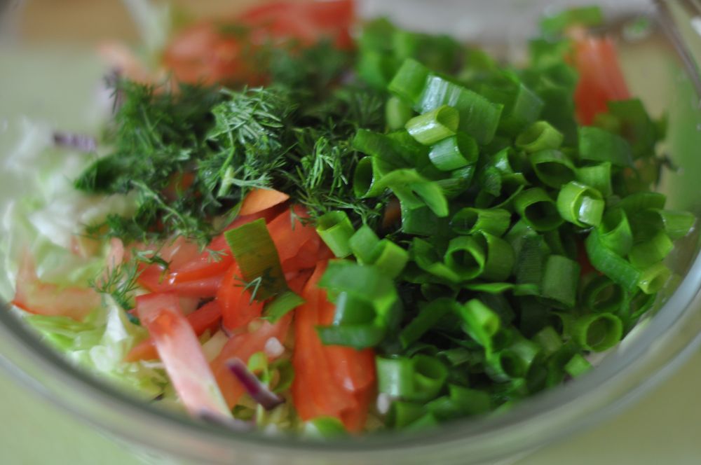 Огурцы зеленым укропом. Салат из овощей с оливковым маслом. Зеленый овощной салат. Салат огурцы помидоры укроп. Овощной салат с луком.