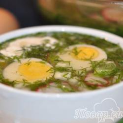 Как правильно приготовить суп: суп из щавеля