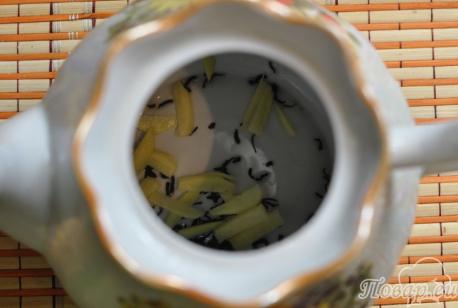 Рецепт имбирного чая с апельсином: чай и имбирь