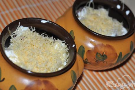 Сыр в горшочке по-белорусски
