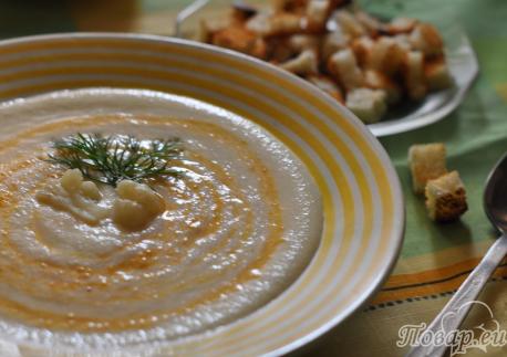 Как правильно приготовить капусту цветную: суп-пюре