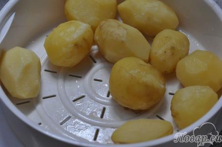 Картофель на пару в мультиварке: готовое блюдо