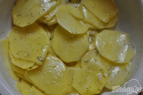 Картофельные чипсы в духовке: ломтики картофеля в масле