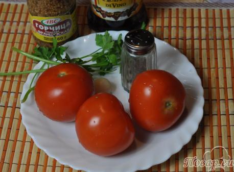 Маринованные помидоры быстрого приготовления: продукты