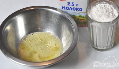 Молочный суп с клёцками: продукты