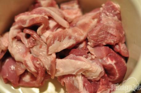свинина для мяса по-китайски в соевом соусе
