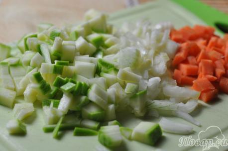 Ньокки с овощами: овощи