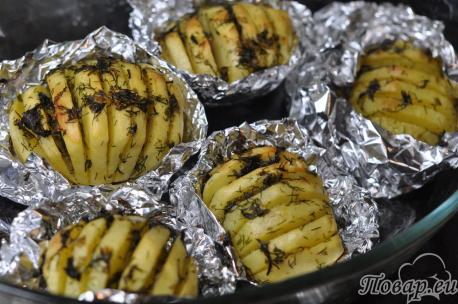 Пряный картофель в духовке: готовое блюдо