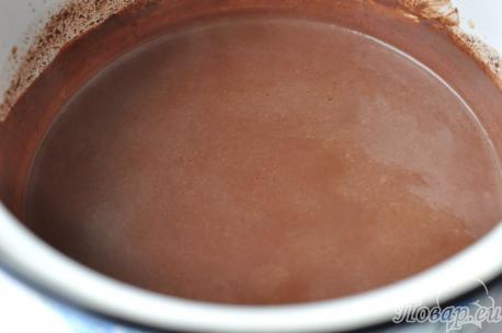 Рецепт домашнего горячего шоколада: шаг 2