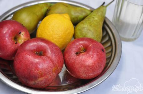Рецепт фруктов в сиропе: продукты