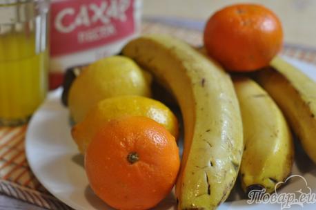 Рецепт фруктового сорбета: продукты