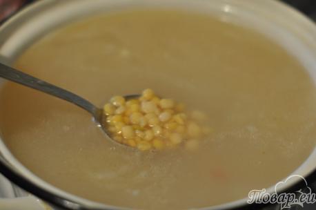 Горох для приготовления горохового супа с рёбрышками