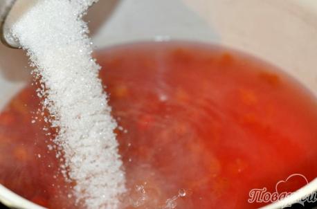 Рецепт калинового киселя: сахар
