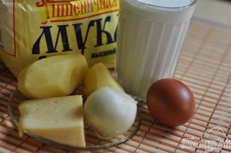 Рецепт картофельных блинов: продукты