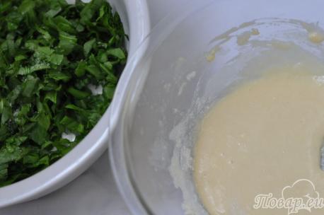 Рецепт щавелевого пирога: тесто