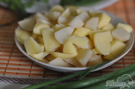 Рецепт щей из щавеля: картофель