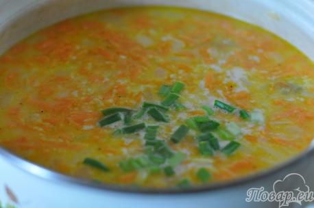 Рецепт сырного супа: готовый суп