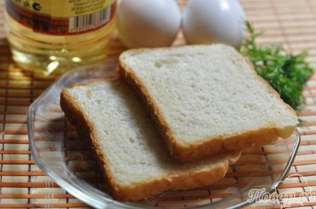 Рецепт яичницы по-французски: продукты