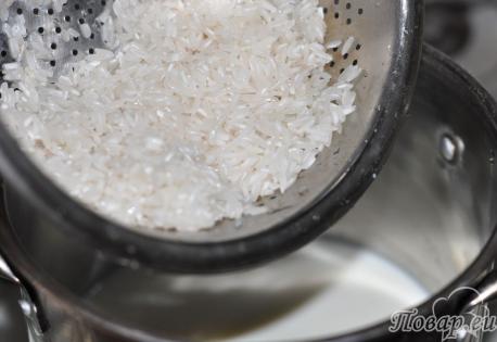 Как правильно варить рисовую кашу: шаг 1