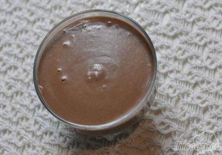 Шоколадный соус из какао: готовое блюдо