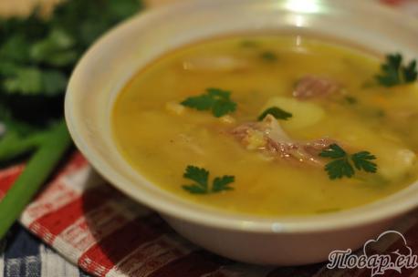 Как правильно варить суп на бульоне: гороховый суп