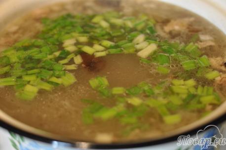 Суп рисовый с курицей и грибами: готовое блюдо