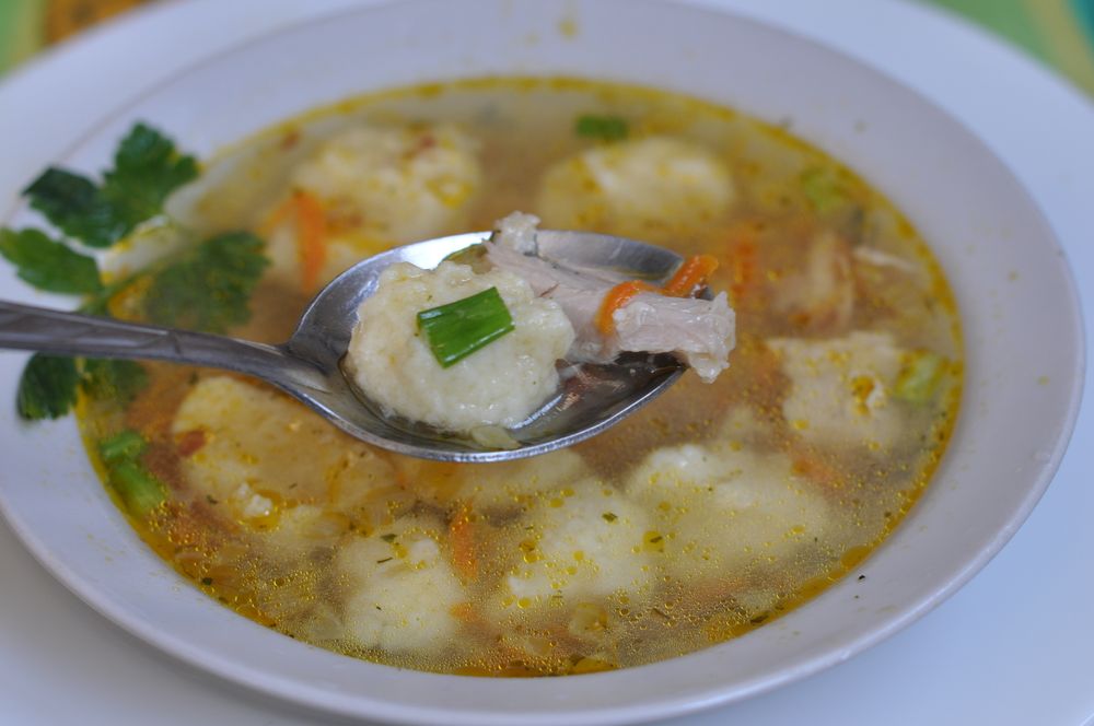 Нежные клецки для супа рецепт с фото